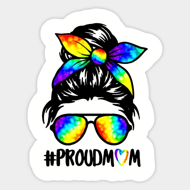 LGBT Proud Mom gift Sticker by Phylis Lynn Spencer